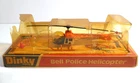 Dinky Toys #732 'BELL POLICE HELICOPTER' - 1:60 Vintage Diecast BOXED!