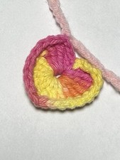 Crochet Garland bunting Hearts Doily BANNER V...