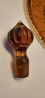 Amber Glass VTG Indiana Tiara Exclusive Complete Decanter Set — photo 3