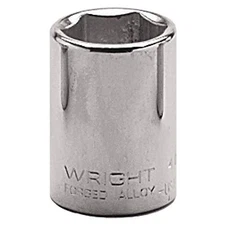 Wright Tool 4040 - 1/2Inch Drive 6 Point Standard Socket - 1-1/4Inch 4EA