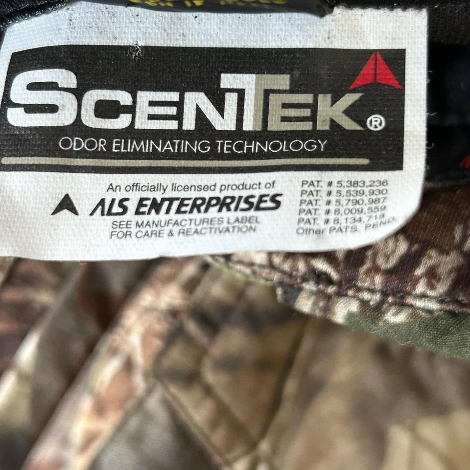 Scent Blocker Jacket Mens XL SLT Camo Realtree HardwoodsHunting ScentTek Shacket - Image 4 of 4