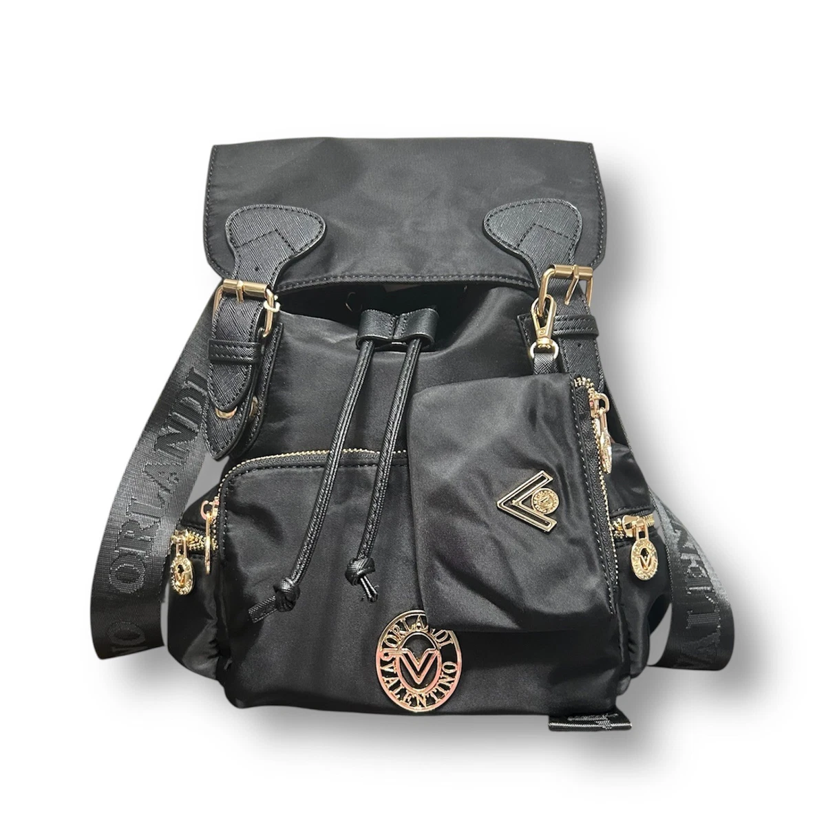 Authentic Mario Valentino leather backpack with gold studs Valentino Garavani Rockstud Backpack 367546 | Collector Square main image 4