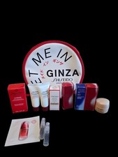 Shiseido Makeup Bundle with Meet me in Ginza Makeup Bag- New -Fast Free Shipping