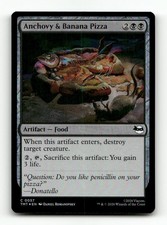 Anchovy & Banana Pizza 0057 Teenage Mutant Ninja Turtles MTG Foil NM