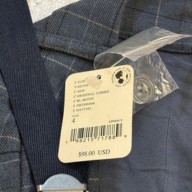 NWT Free People Saturn Bubble Mini Skirt Womens Small Blue Plaid Preppy