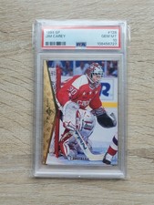 Jim Carey 1994-95 SP Die Cut Parallel Rookie Card #128 Washington Capitals.... rookie card picture