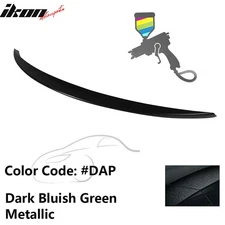 Fits 14-24 Infiniti Q50 IKON Style Rear Trunk Spoiler Painted #DAP Bluish Green