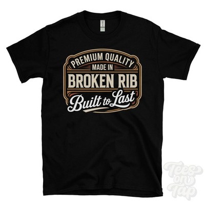 MADE IN BROKEN RIB PREMIUM QUALITY BUILT TO LAST T-SHIRT seascale england