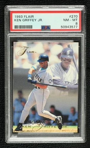 1993 Flair Ken Griffey Jr #270 PSA 8 HOF