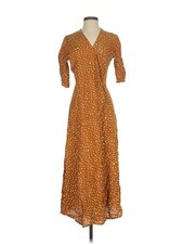 Faithfull the Brand Women Brown Casual Dress 4