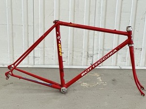 Cadre De Vélo De Route Vintage Bottecchia - Acier, Taille ~550mm, Couleur Verte, Pour Pièces Ou Restauration