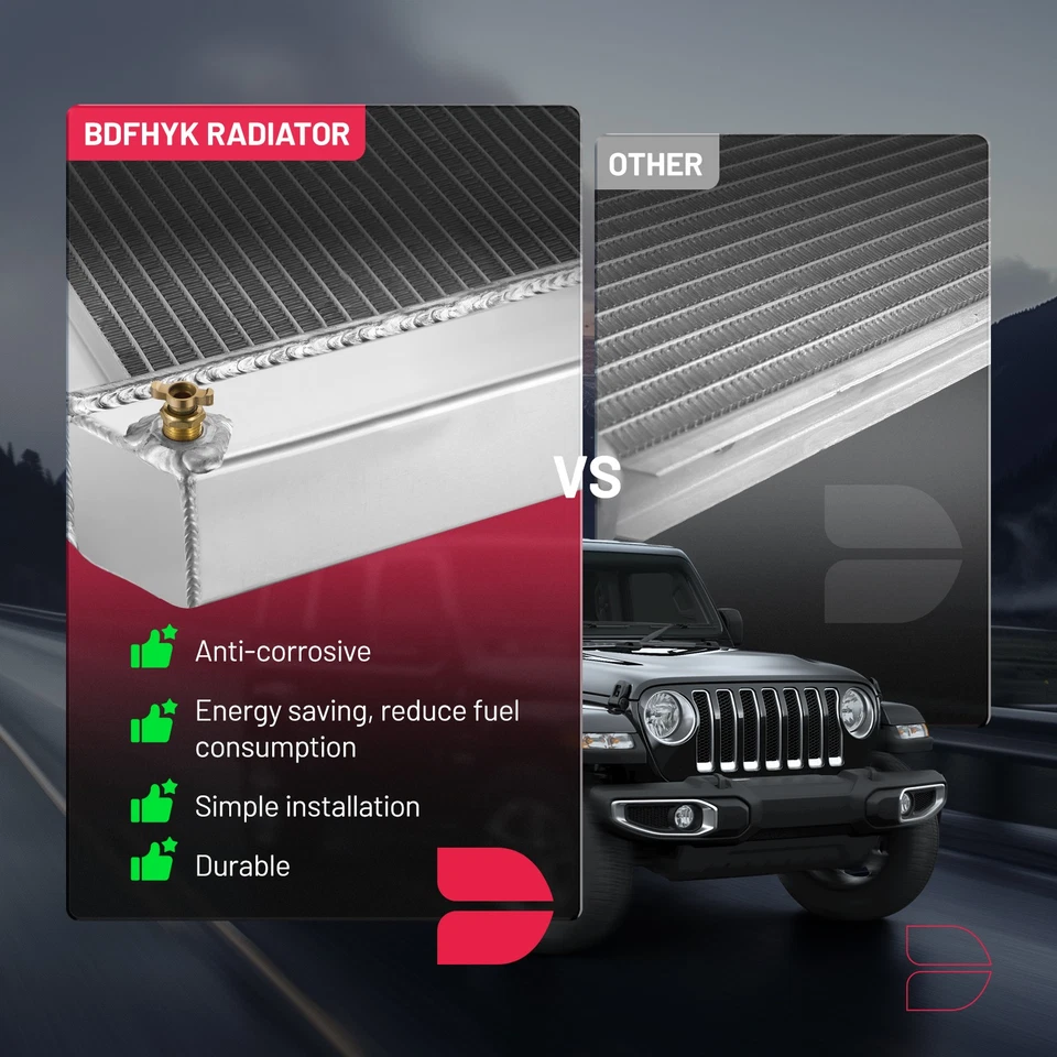 Radiador aluminio FIT FOR 2003-2008 Toyota Corolla Pontiac Vibe 4-Door 1.8L L4 Foto 4 de 4