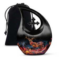 Deer Human Burial Urn Cremation Urn Men Cremation Urns For Human Ashes Adult