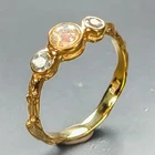 Gemstone Natural Opal Ring 925 Sterling Silver Size 7 /R466895