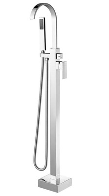 Vinnova Hemlock Freestanding Tub Filler Faucet in Chrome Finish 104215-BTF-PC
