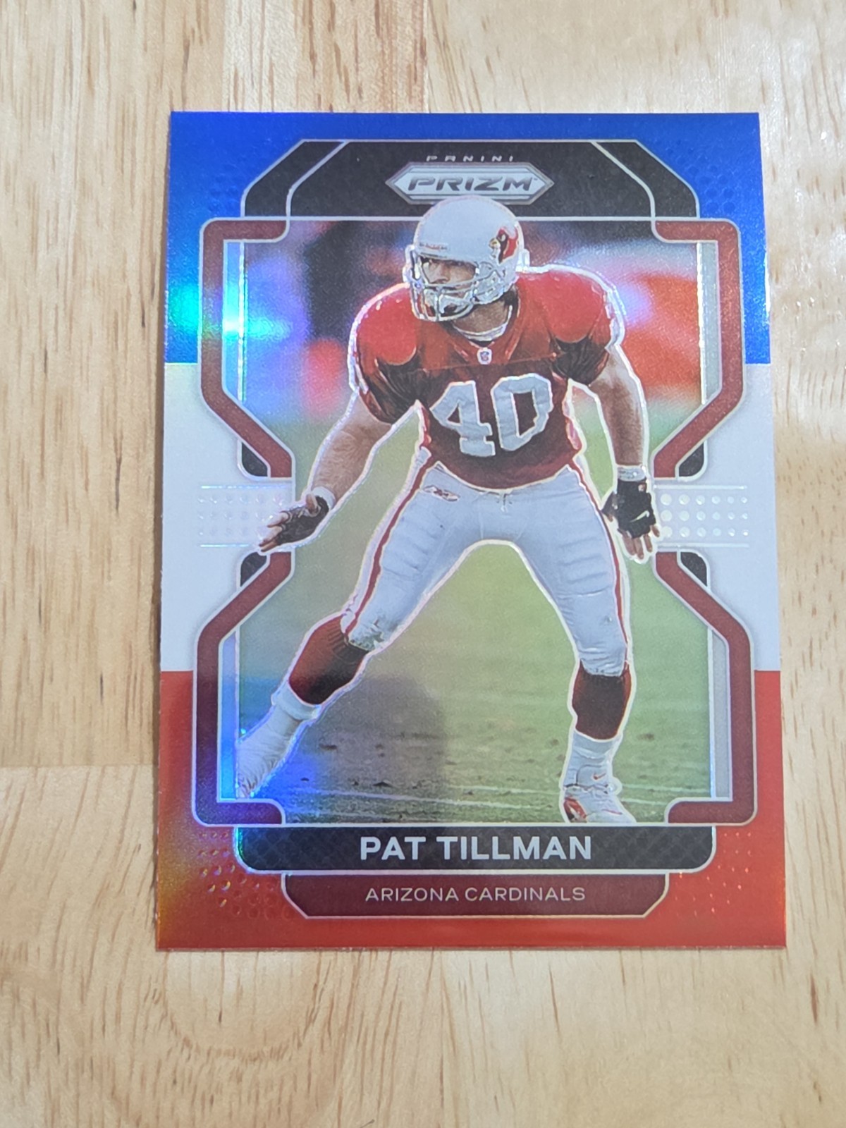 2021 Prizm PAT TILLMAN Red White & Blue Prizm #83 Arizona Cardinals SP