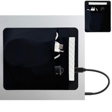 2-Pocket SSD Holder for Laptop Adhesive Pouch Portable Hard Drive Sleeve