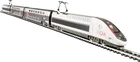 MEHANO HO 1:87 TGV Duplex inoui SNCF DC Analog Electric Train Set (4 pcs) T871
