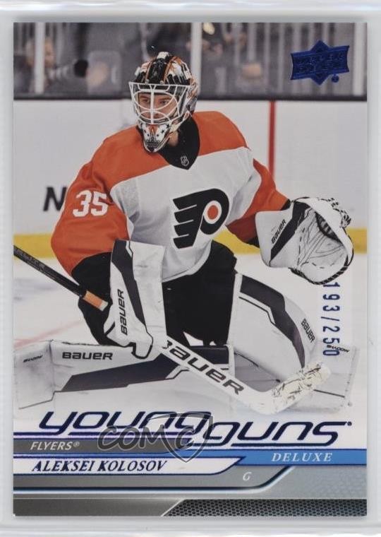 2024-25 Upper Deck Series 2 Young Guns Deluxe /250 Aleksei Kolosov #490 13og