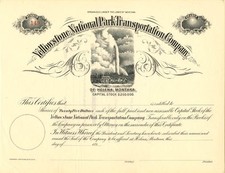Yellowstone National Park Transportation Co. - Entertainment Stocks & Bonds