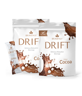 DRIFT - Nighttime Hot Cocoa Drink Mix   Sleep & Relaxation Support   NEW