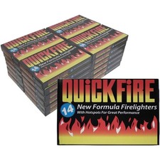 24 Packs of Quickfire Firelighters Bulk Pack Hotspots 1.66 per lighter