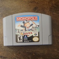 Hasbro Interactive Monopoly Nintendo 64 Game and MANUAL !!!!