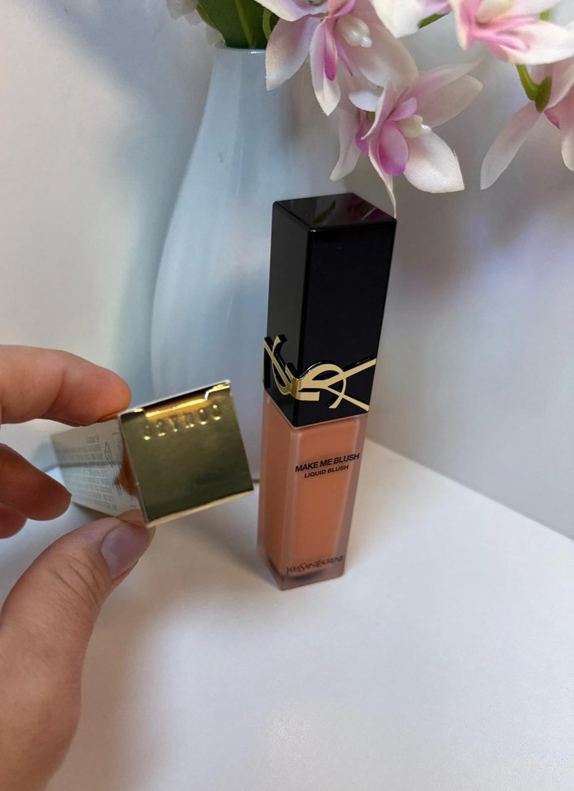 YSL Yves Saint Laurent Make Me Blush Liquid Blush-57 Coral Clash thumbnail 3