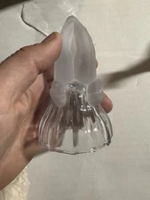 Antique Small Crystal Praying Hands Collector Dinner Bell