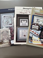 Stoney Creek Collection Lot of 3 Sampler Home Stitching Leaflets