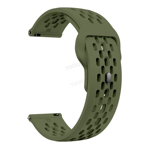 Replacement 18 19 20 22mm Rugged Silicone Sport Watch Band Strap Quick Release - Picture 42 of 77