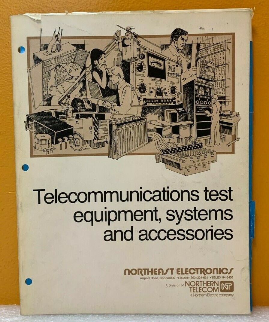 Northeast Electronics 1975 Telecommunications Test Equipment Catalog. | eBay