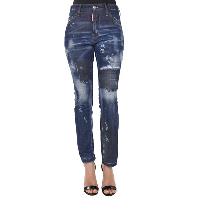 DSQUARED2 COOL GUY JEAN Perlen Denim Jeans Hose Blau IT 42 26 S | eBay