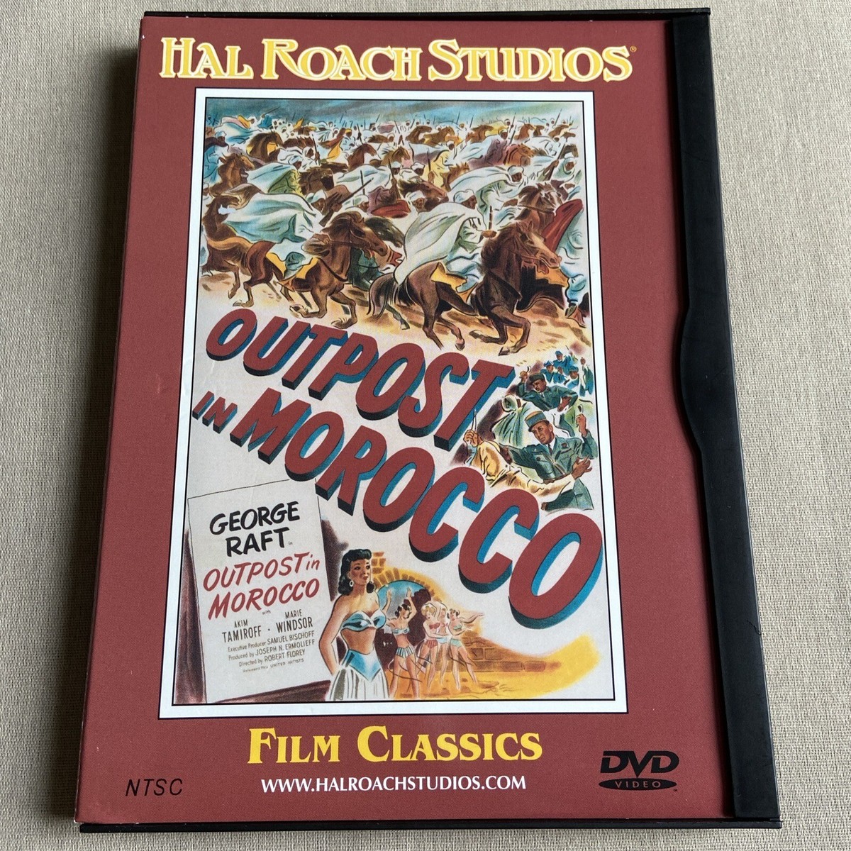 Outpost in Morocco (DVD 1949 Snapper) Hal Roach George Raft Marie