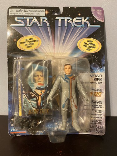 (2) Star Trek Action Figures CAPTAIN KIRK Playmates 30th Anniversary Toy - Picture 4 of 5