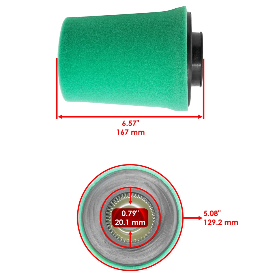Filtro de aire Caltric para Can-Am Renegade 800 4X4 Std X EFI 2007-2008 Foto 2 de 4