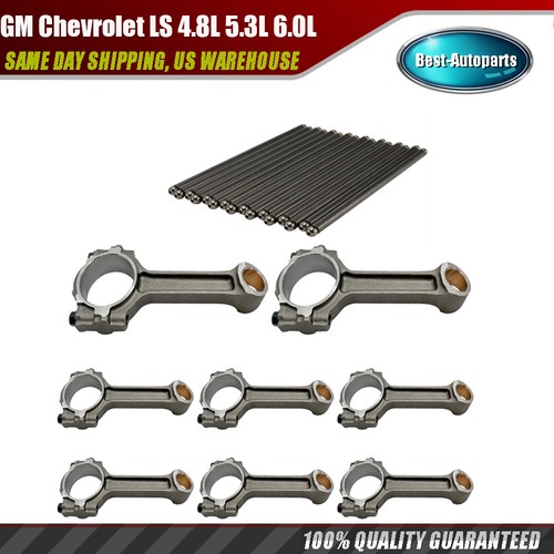 16pc Push Rods Connecting Rod SET For GM Chevrolet GMC LS 4.8L 5.3L 6 ...
