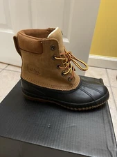 Sorel Men's Cheyanne II Snow Boot Chipmunk/Black Size 8