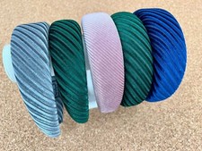 Women's Girls Solid Headbands Designer Wide sponge Hair Hoop Hair Bands