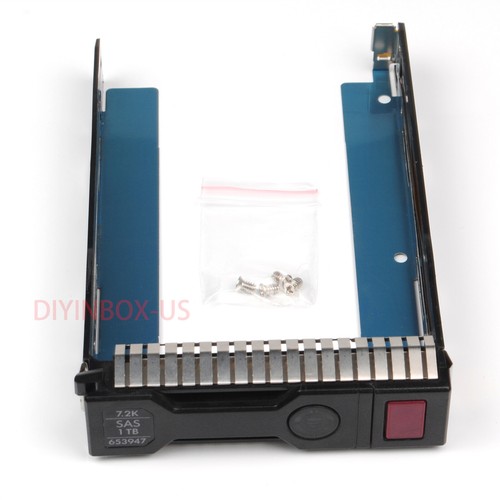 Lot Caddy plateau disque dur HP 3.5"LFF DL380 DL360, G8 G9 651314-001 d'origine avec puces - Photo 3/12