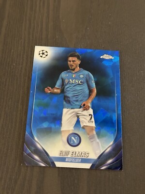 2023-24 Topps Chrome UEFA Club Competitions Sapphire Edition #182 ELJIF ELMAS