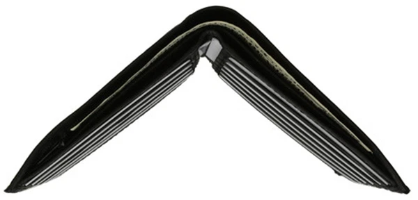 RFID Blocking Men's Cowhide Leather Hipster Bifold Wallet European Credit Card - Image 4 of 4