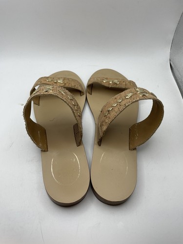 Jack Rogers Wedge Sandals Women's Size 6 Cork - Picture 6 of 9