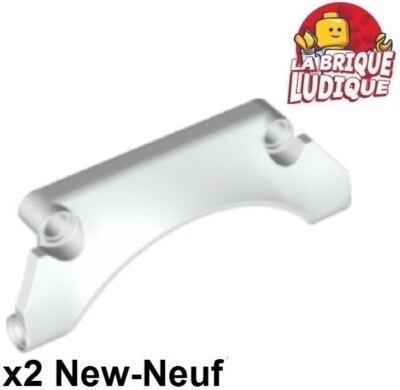 Lego Technic 2x Panel Car Mudguard Arched Mudguard 9x2x3 White/White 42531 NEW