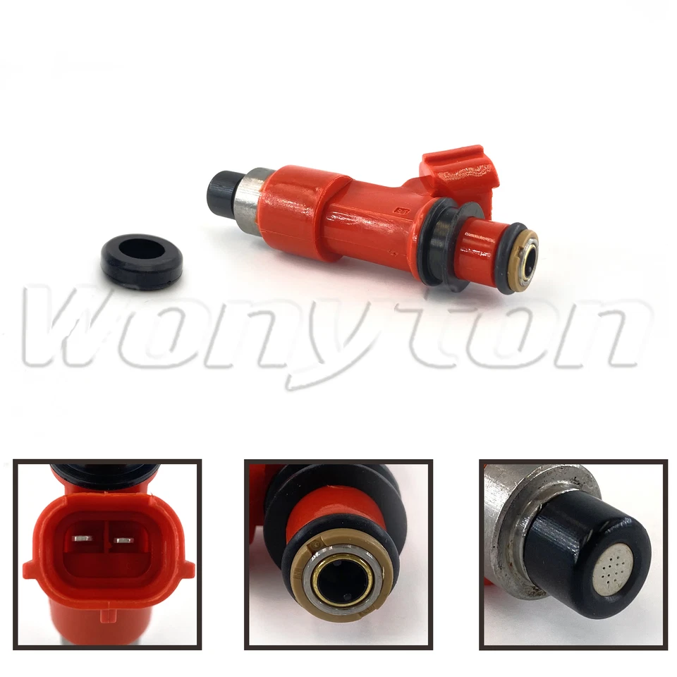 4x Upgrade Dens* Fuel Injectors 16450-MCJ-752 For 02-03 Honda CBR954RR CBR 954 Foto 3 de 4