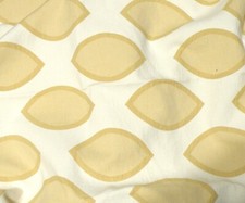 Designer Medium Upholstery Weight Large Oval Reversible Gold Beige Knit Fabric