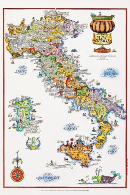 Poster Vintage Alitalia – Haute Qualité 60x90 Cm, Décoration Aviation Rétro