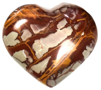 2.5'' Multicolor Noorena Jasper Heart Polished Natural Crystal - Australia (1PC)