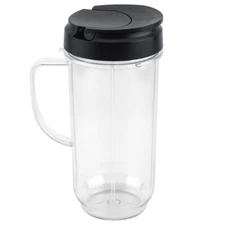22 oz Tall Cup with To-Go Lid Replacement Part Magic Bullet 250W MB1001 Blenders