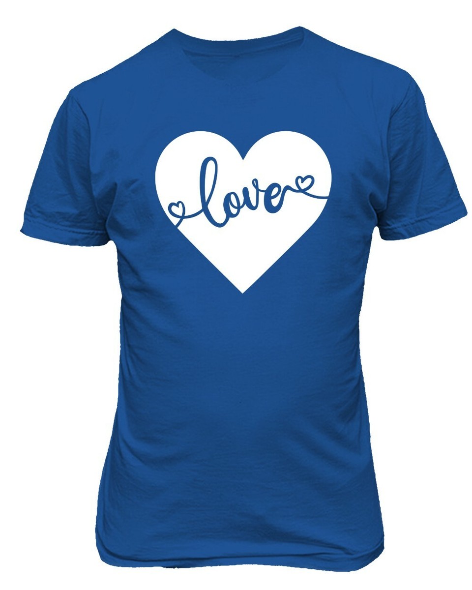 Love String Letters Heart Happy Valentine's Day Unisex Tee Tshirt